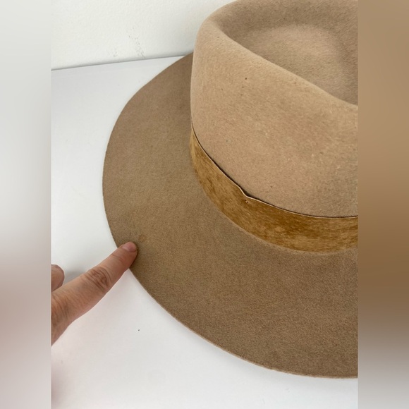 WYETH Nordstrom Women’s Brown Wide-Brim Fedora Hat with Suede Band main image 9